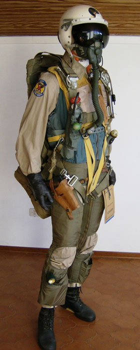 Details about   Military Ornament Pilot in Flight Suit Holding Helmet 66796 46 